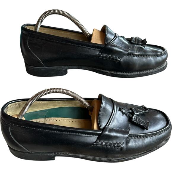 VTG Dexter Comfort Tassel Loafers Dress Shoes Mens SZ 12 Leather Classic Slip On - Picture 1 of 10